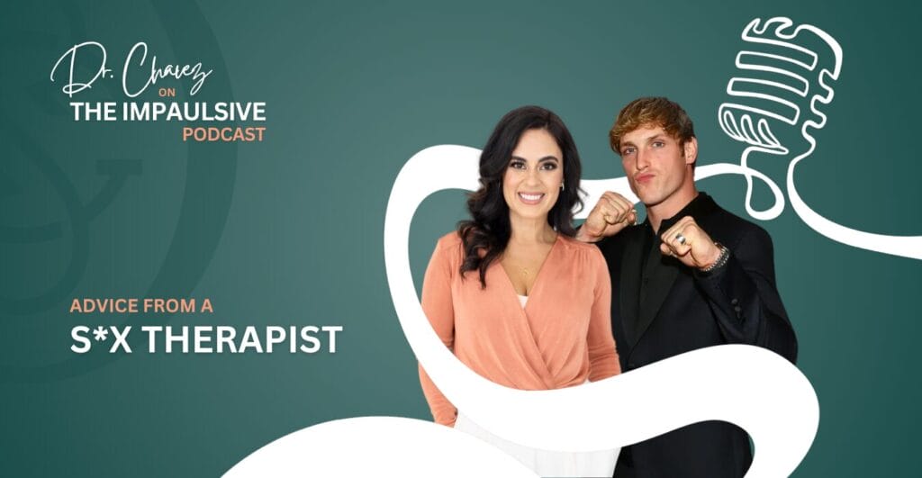 Dr. Shannon Chavez, licensed California sex therapist, appears on the Impaulsive Podcast with Logan Paul to discuss sex therapy, relationships, and modern intimacy advice.