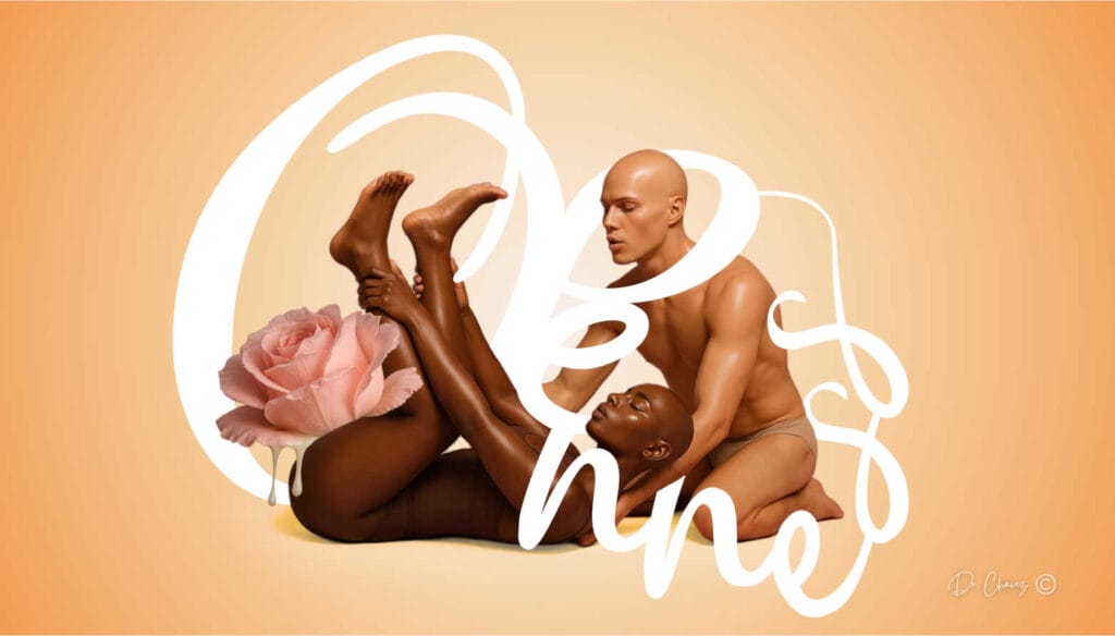 Artistic depiction of two couples exploring openness and anal play, symbolizing consent, curiosity, and sexual health awareness.