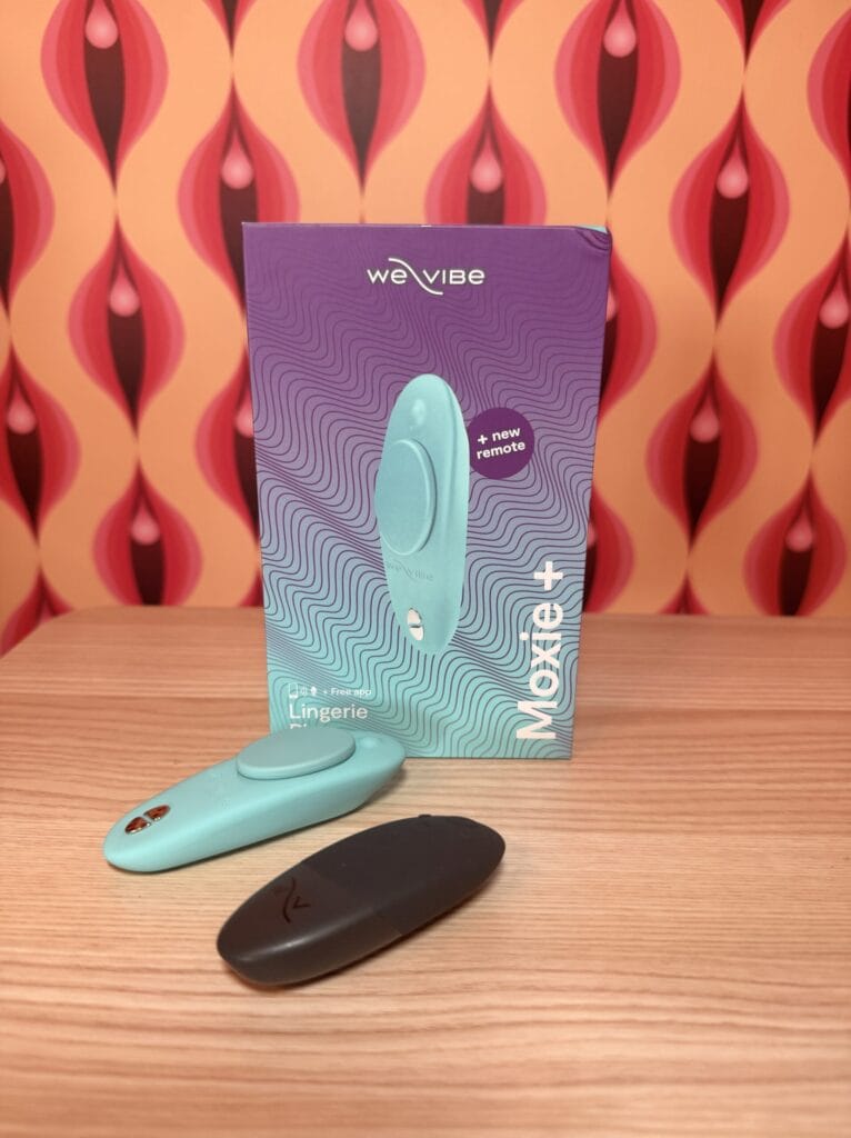 We-Vibe Moxie+ wearable vibrator with remote